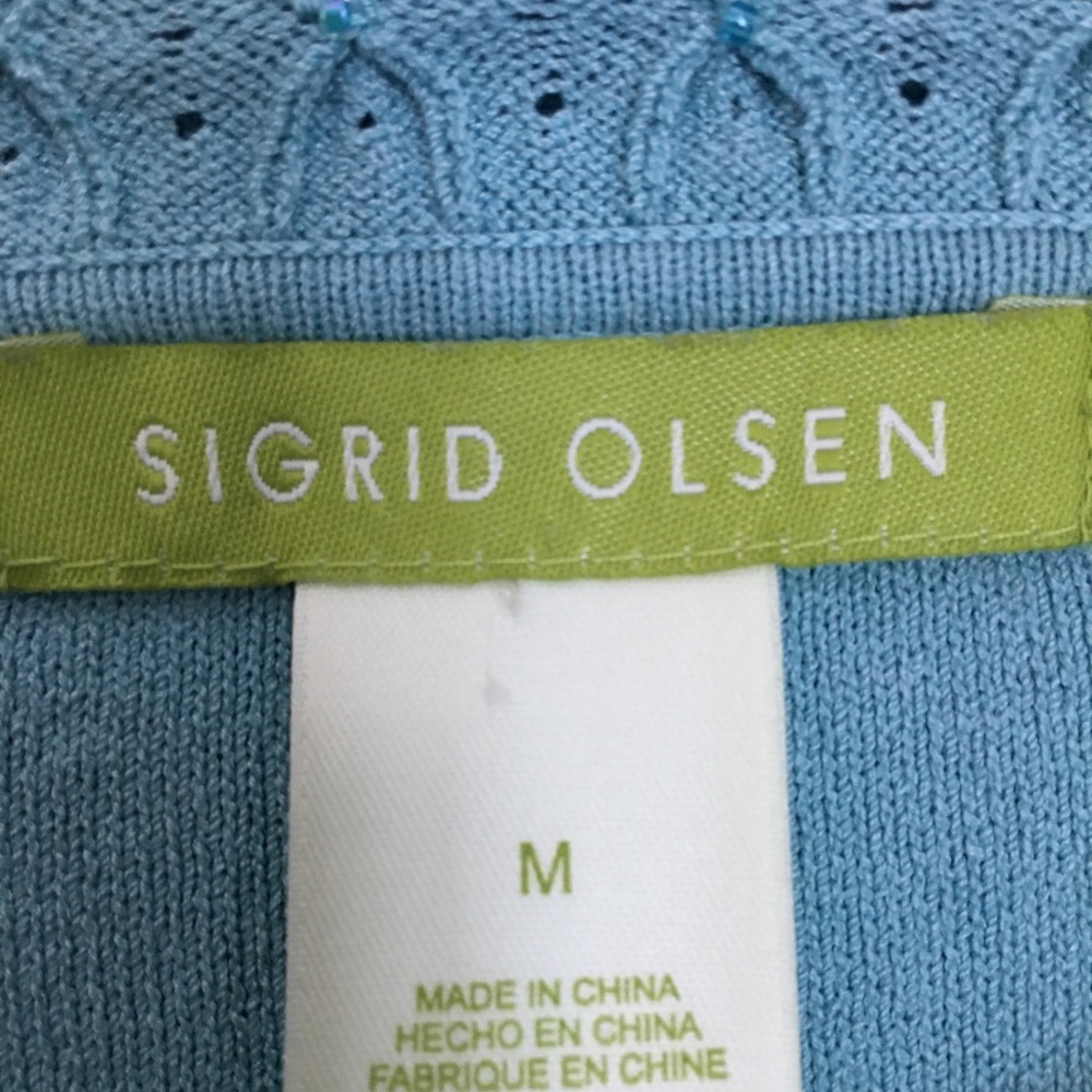 💕💕 SIGRID OLSEN OFF THE SHOULDER SWEATER SZ MED - Picture 7 of 8